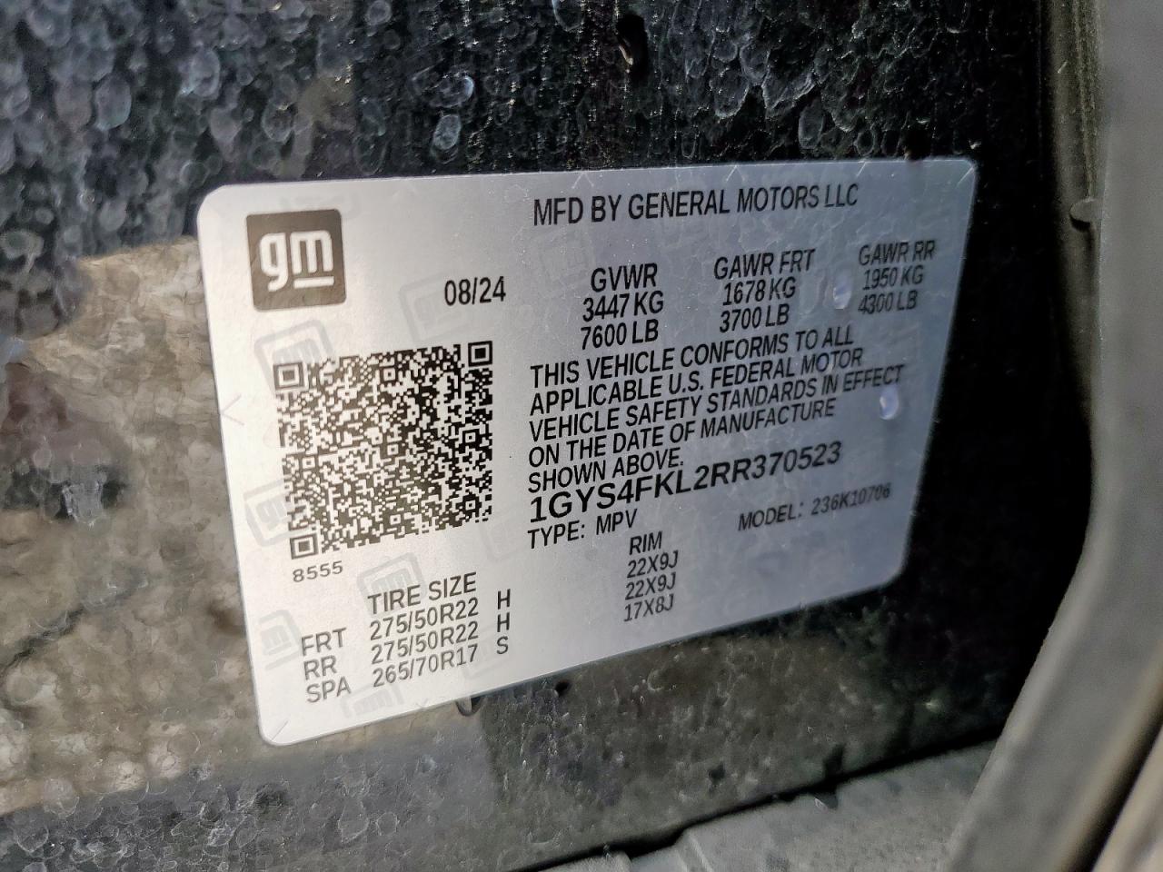 CADILLAC ESCALADE SPORT