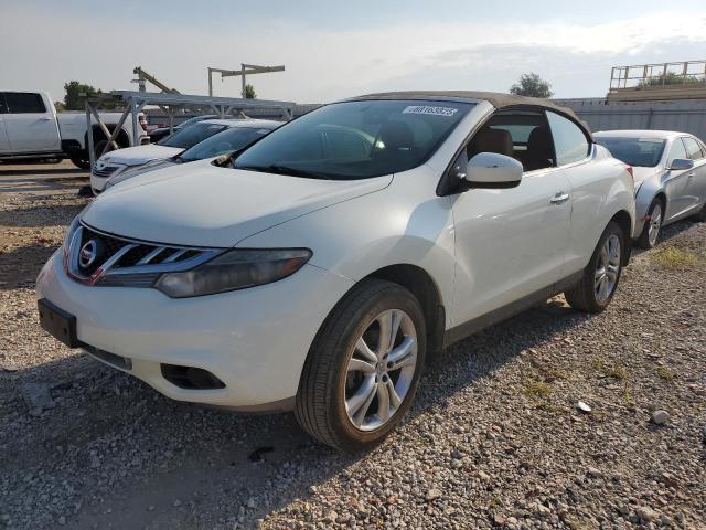 NISSAN MURANO CRO 2011 white  gas JN8AZ1FY4BW003159 photo #1