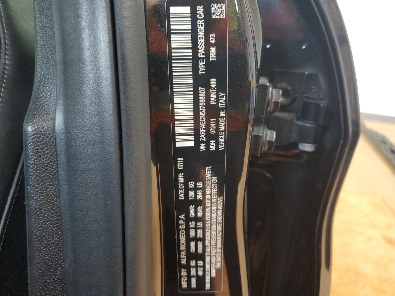 ALFA ROMEO GIULIA TI