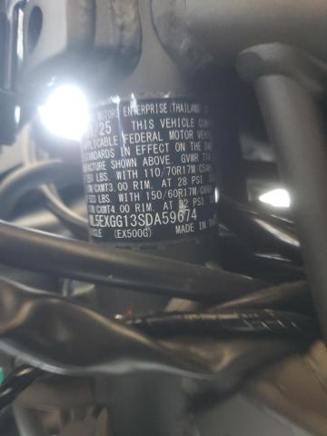 2025 KAWASAKI EX500 ML5EXGG13SDA59674