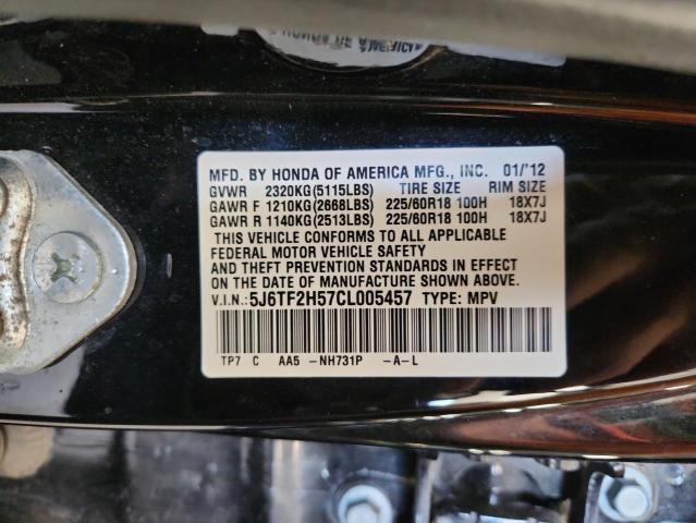 2012 HONDA CROSSTOUR - 5J6TF2H57CL005457