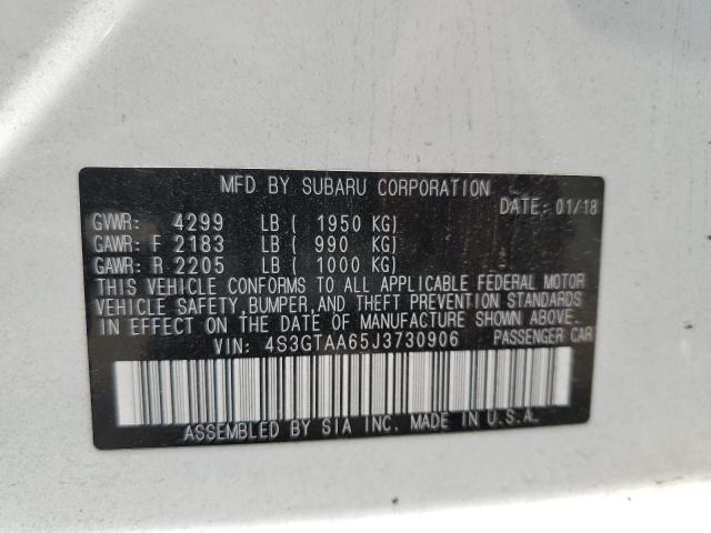 2018 SUBARU IMPREZA - 4S3GTAA65J3730906
