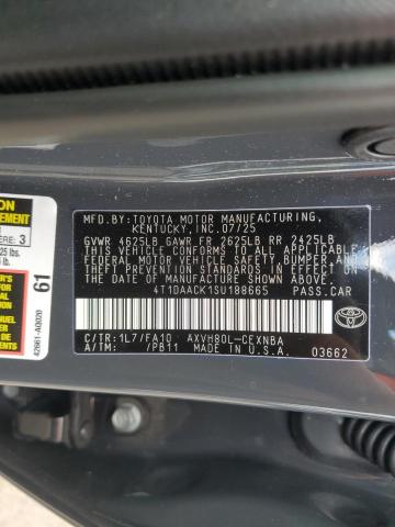 2025 TOYOTA CAMRY XSE 4T1DAACK1SU188665
