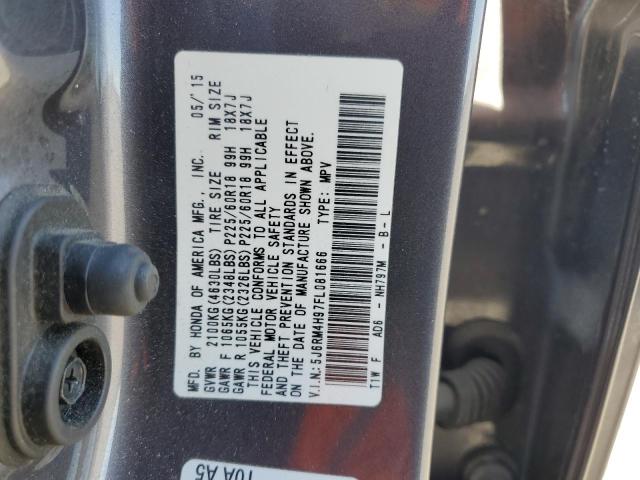 2015 HONDA CR-V TOURI 5J6RM4H97FL081666