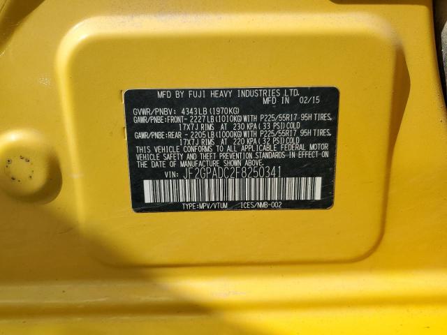 2015 SUBARU XV CROSSTR JF2GPADC2F8250341