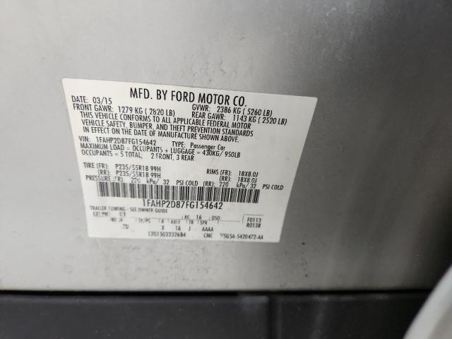 2015 FORD TAURUS SE 1FAHP2D87FG154642
