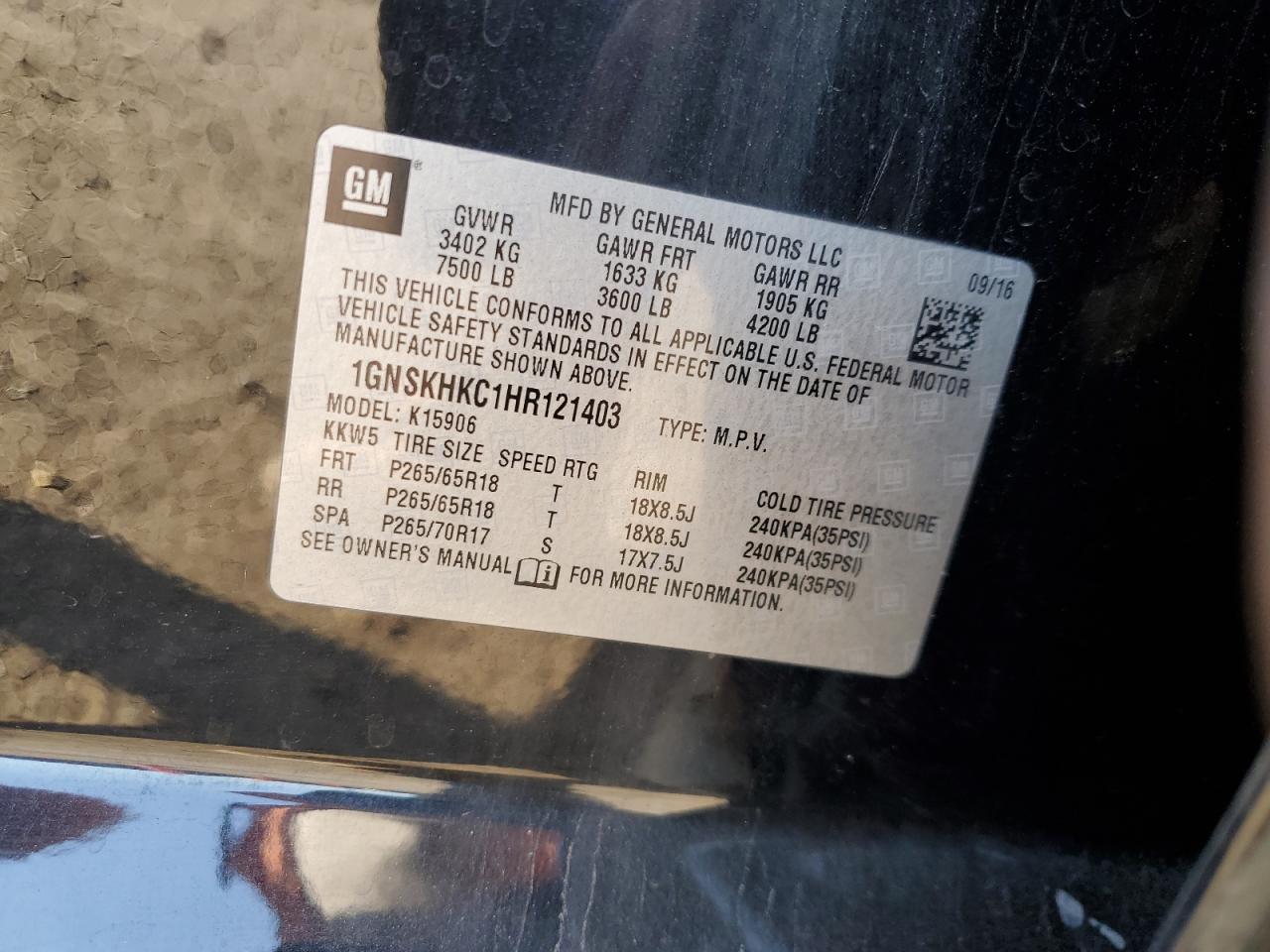 CHEVROLET SUBURBAN K1500 LT