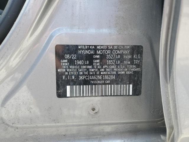 2022 HYUNDAI ACCENT SE 3KPC24A62NE186284