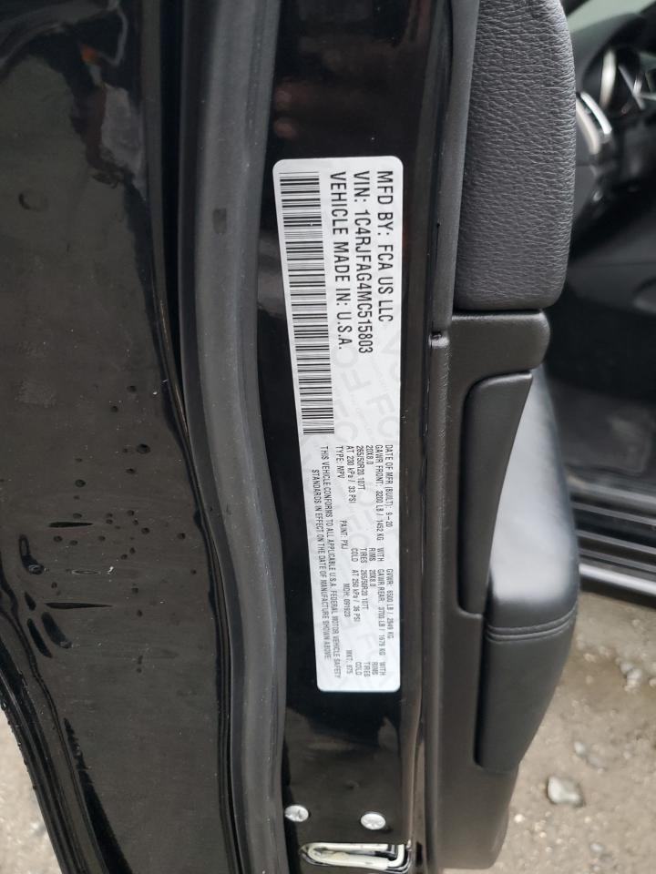 Lot #3301855990 2021 JEEP GRAND CHER