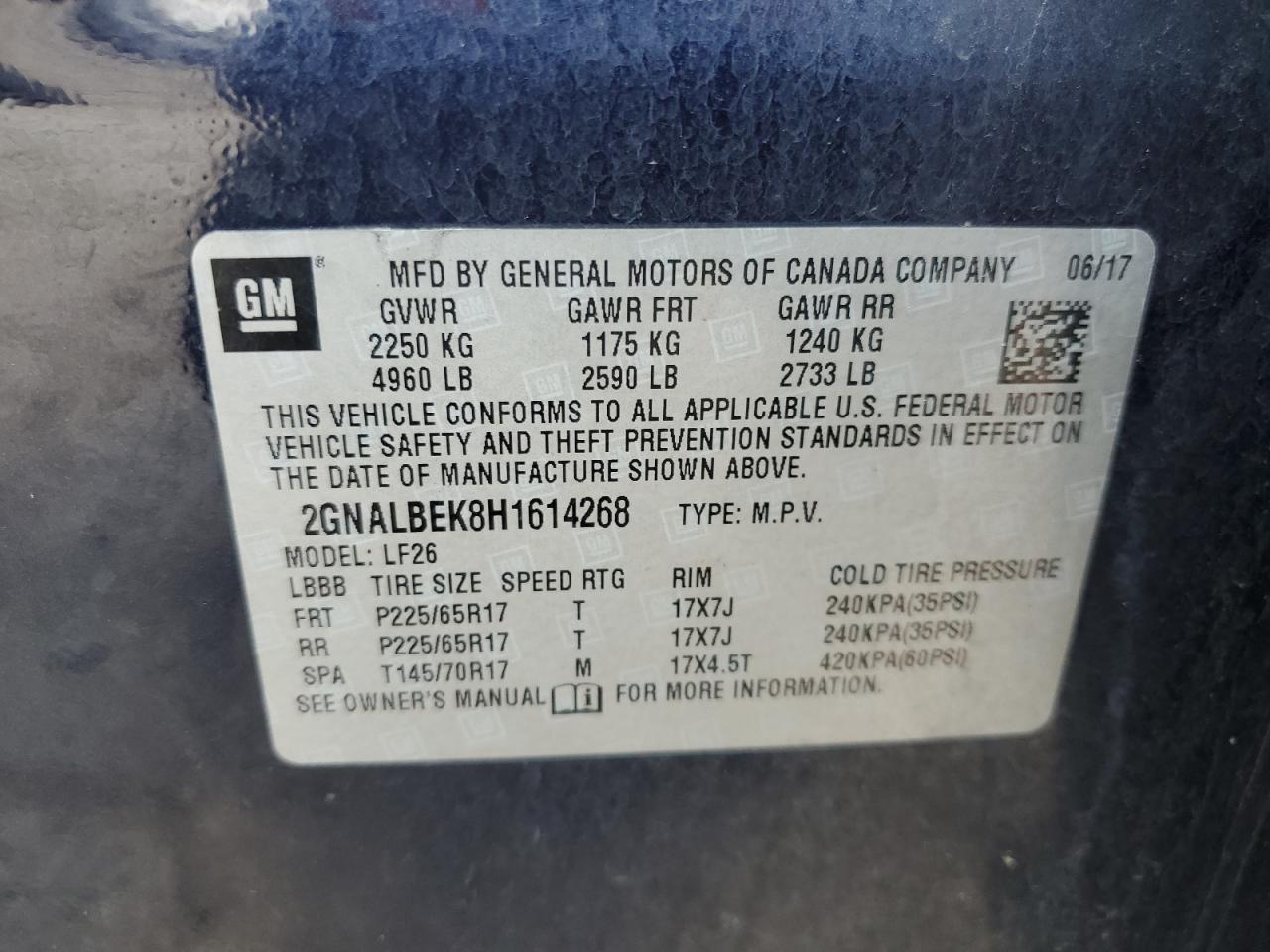 CHEVROLET EQUINOX LS