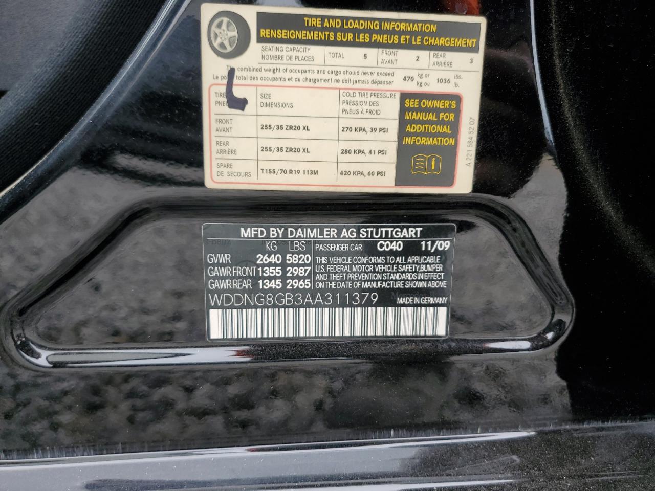 MERCEDES-BENZ S-CLASS 550 4MATIC