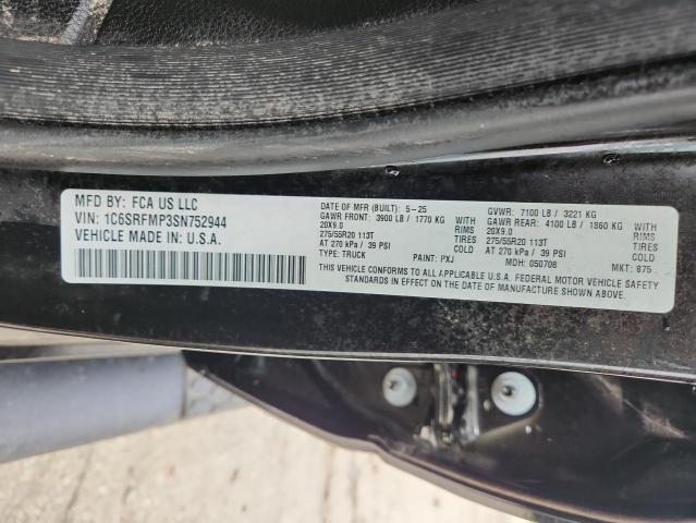 2025 RAM 1500 BIG H - 1C6SRFMP3SN752944