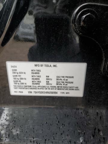 2024 TESLA MODEL Y - 7SAYGDEE4RA268994