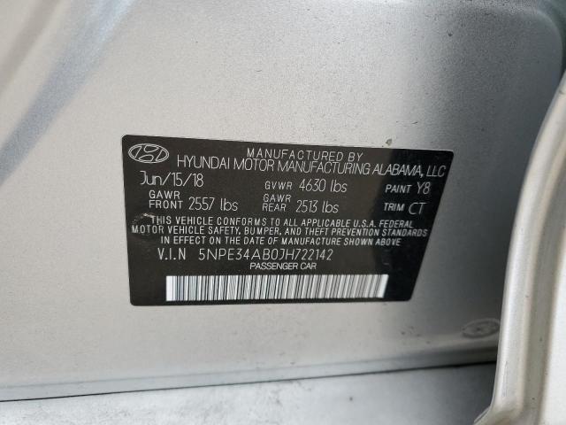 2018 HYUNDAI SONATA SPO 5NPE34AB0JH722142