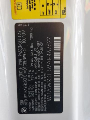 2010 BMW 328 I SULE - WBAWR3C59AP462622