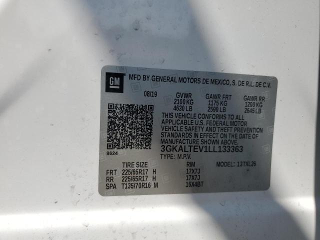 2020 GMC TERRAIN SL 3GKALTEV1LL133363