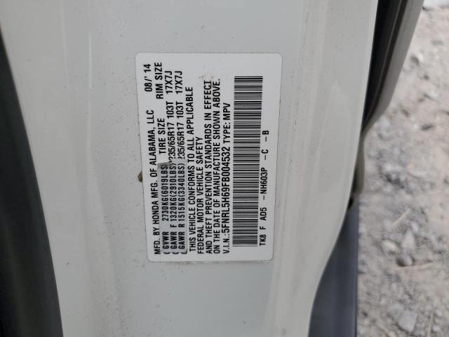 2015 HONDA ODYSSEY EX 5FNRL5H69FB004532