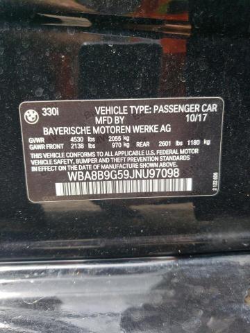 2018 BMW 330 I - WBA8B9G59JNU97098