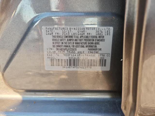 2018 NISSAN SENTRA S 3N1AB7AP5JY225978