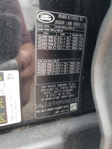2021 LAND ROVER DEFENDER 1 SALEJERX8M2045206