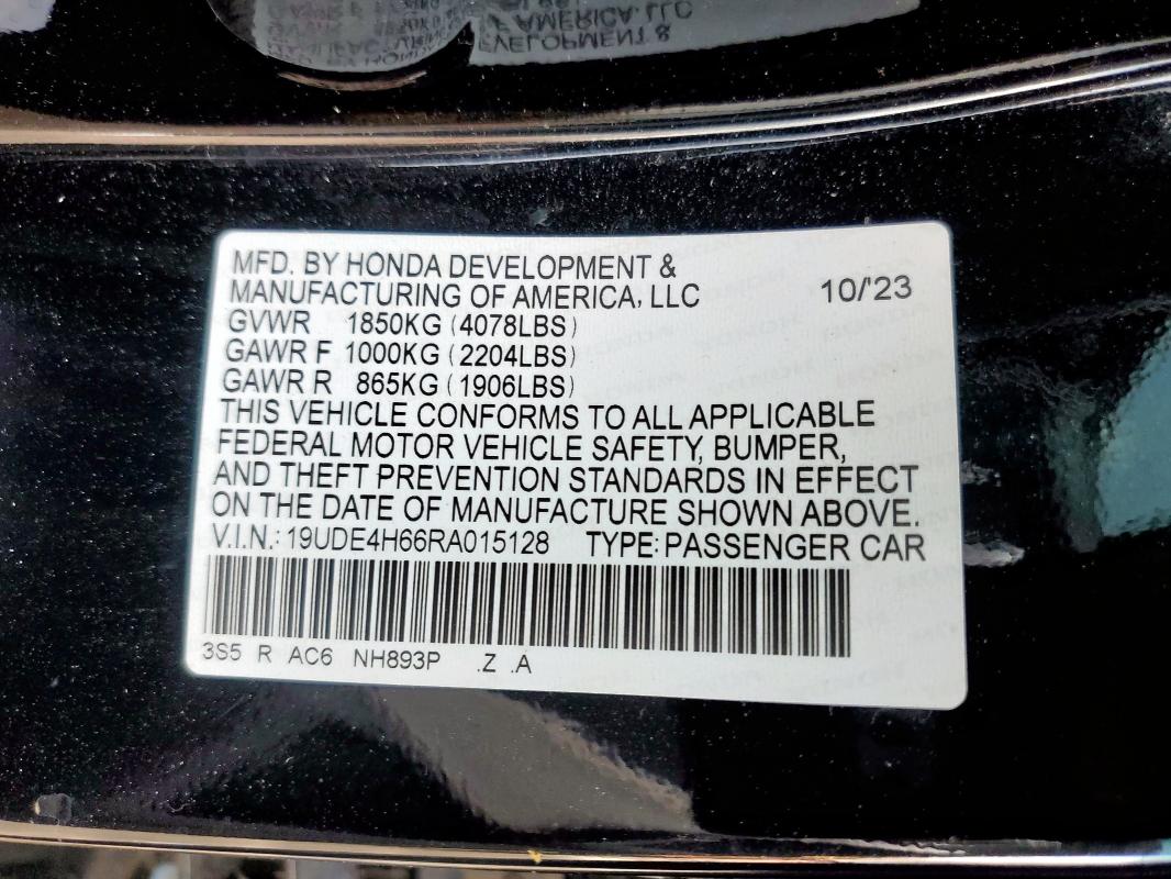 2024 ACURA INTEGRA A- 19UDE4H66RA015128