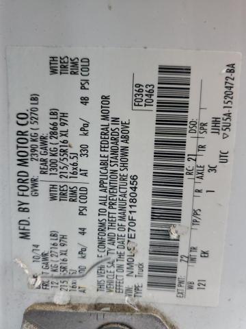 2015 FORD TRANSIT CONNECT XL NM0LS7E70F1180456