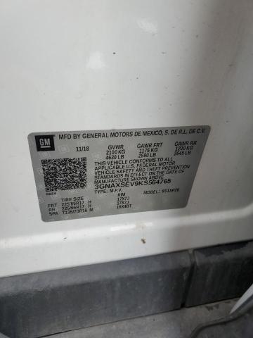 2019 CHEVROLET EQUINOX LS 3GNAXSEV9KS564765