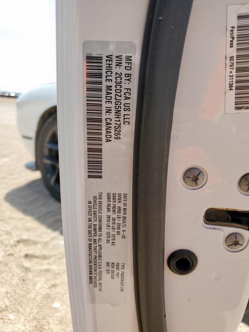 2022 DODGE CHALLENGER GT 2C3CDZJG5NH175269