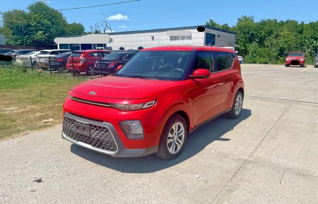 KIA SOUL LX 2020 red  gas KNDJ23AU1L7711090 photo #3