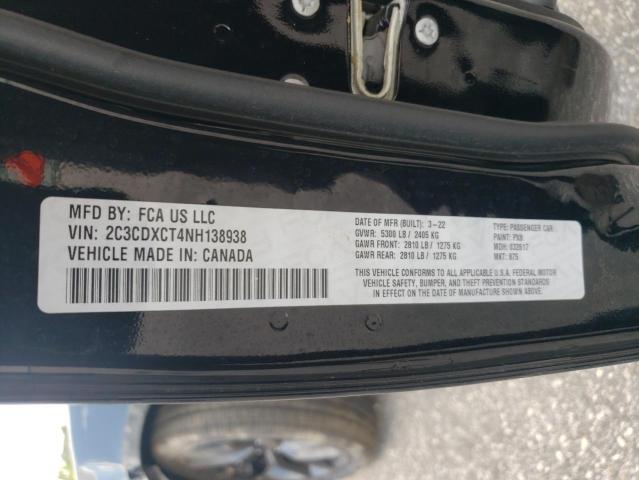 2022 DODGE CHARGER R/ 2C3CDXCT4NH138938