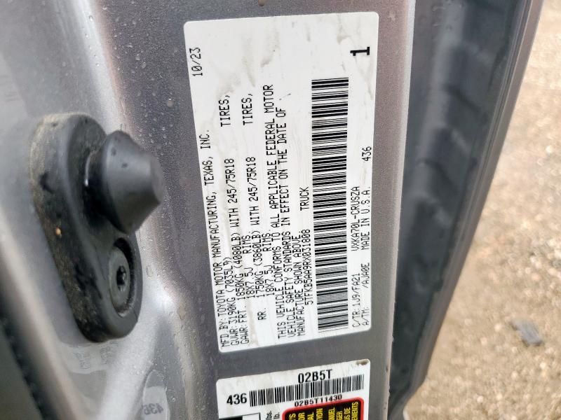 2024 TOYOTA TUNDRA DOU 5TFKB5AA9RX031808