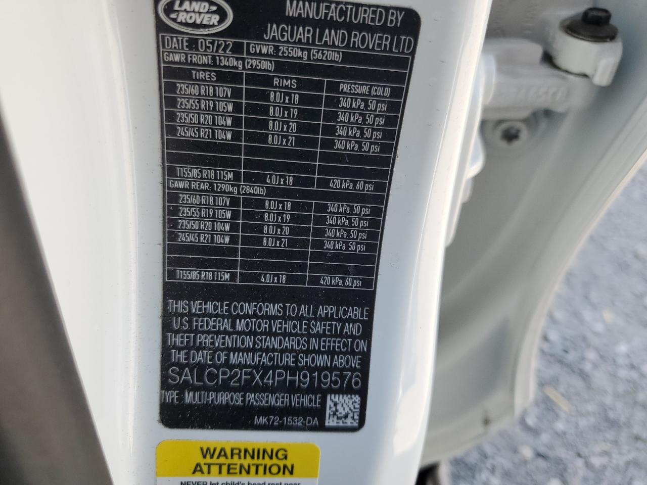 LAND ROVER DISCOVERY SE