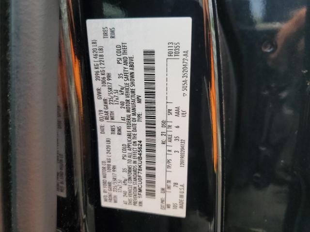 2019 FORD ESCAPE S 1FMCU0F78KUB45624