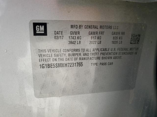 2017 CHEVROLET CRUZE LT #3266033533