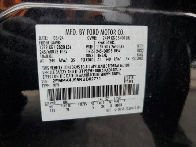 2024 FORD EDGE SEL 2FMPK4J95RBB02771