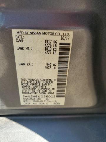 2018 NISSAN ALTIMA 2.5 - 1N4AL3AP9JC136013