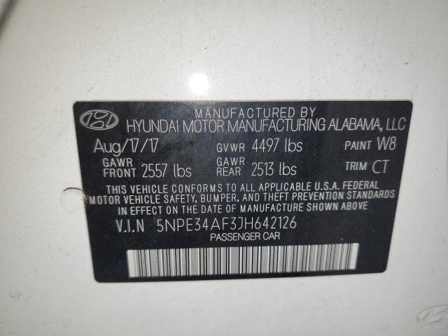 2018 HYUNDAI SONATA SPO 5NPE34AF3JH642126