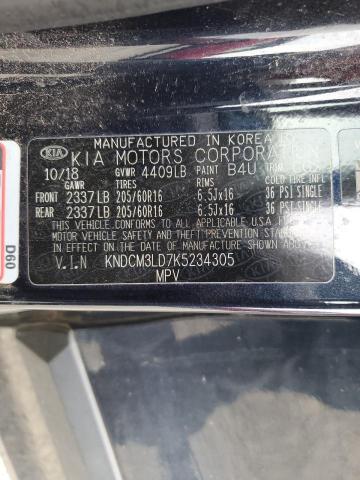2019 KIA NIRO LX KNDCM3LD7K5234305