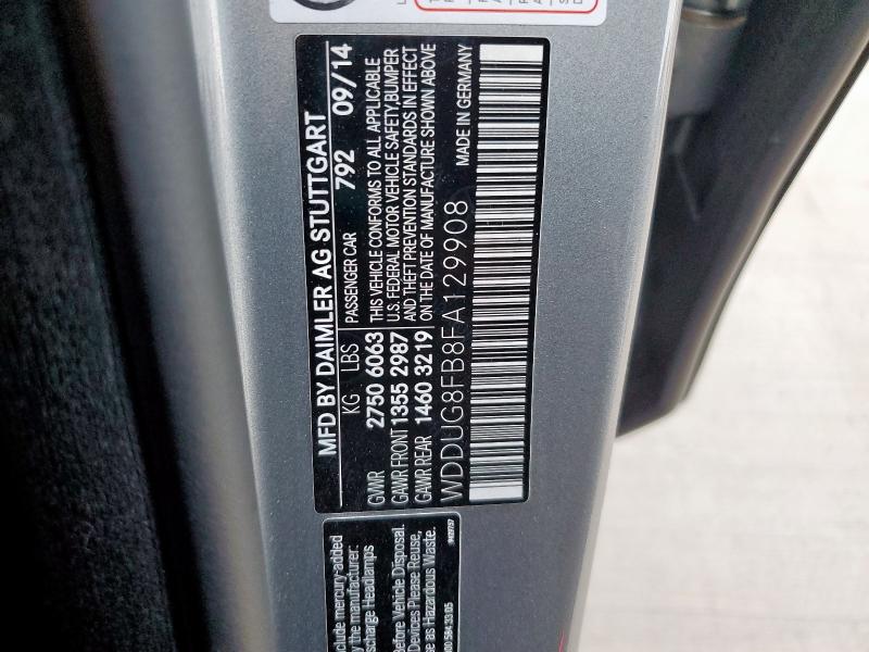 2015 MERCEDES-BENZ S 550 4MATIC WDDUG8FB8FA129908