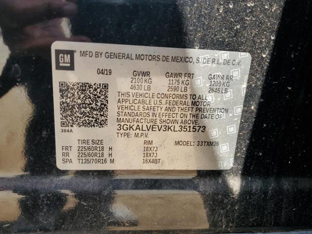 2019 GMC TERRAIN SL 3GKALVEV3KL351573