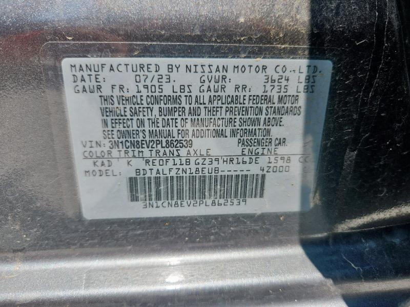 2023 NISSAN VERSA SV 3N1CN8EV2PL862539