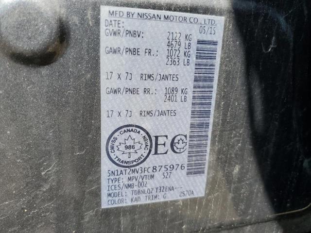 2015 NISSAN ROGUE S - 5N1AT2MV3FC875976