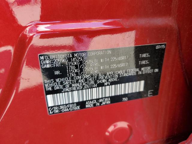 2015 TOYOTA RAV 4 JTMZFREV0FJ051144