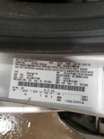 2014 FORD FIESTA SE - 3FADP4BJ1EM190668