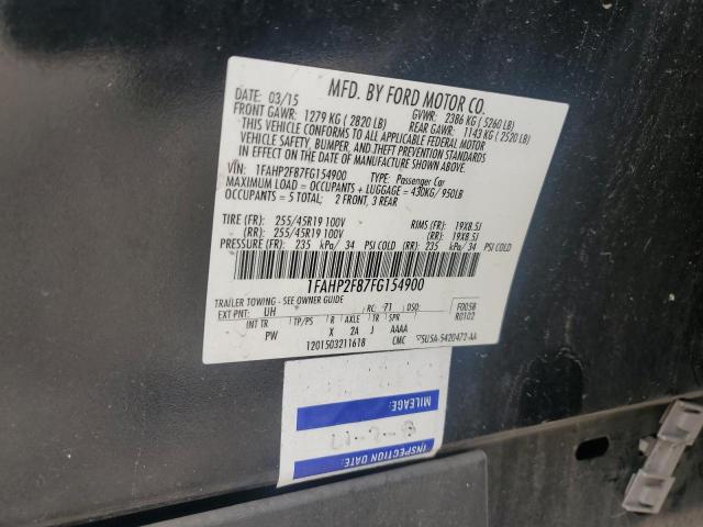 2015 FORD TAURUS LIM 1FAHP2F87FG154900