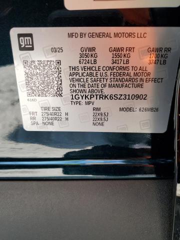 2025 CADILLAC LYRIQ LUXU 1GYKPTRK6SZ310902