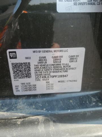 2023 GMC SIERRA K25 1GT49LE70PF108947