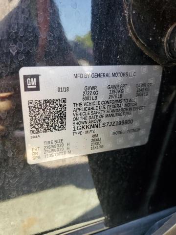 2018 GMC ACADIA SLT-2 1GKKNNLS7JZ199800