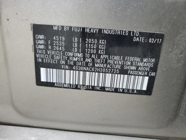 2017 SUBARU LEGACY 2.5I PREMIUM #3268475767