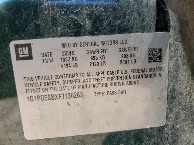 2015 CHEVROLET CRUZE LTZ 1G1PG5SBXF7136263